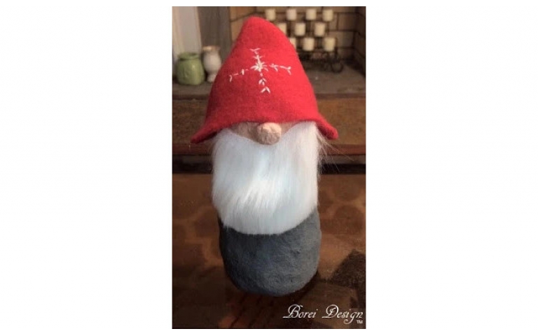 Swedish Tomte Paper Mache Project